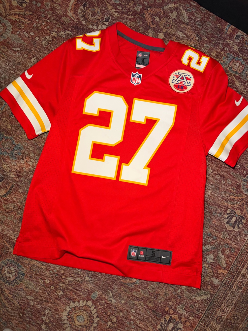 Kareem Hunt Kansas City Chiefs Nike Jersey